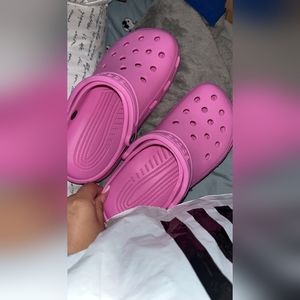 Pink Crocs